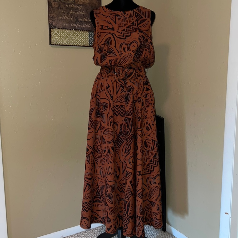 Vintage E.D. Michaels by Melanie Drucker Maxi Dress size 7-8